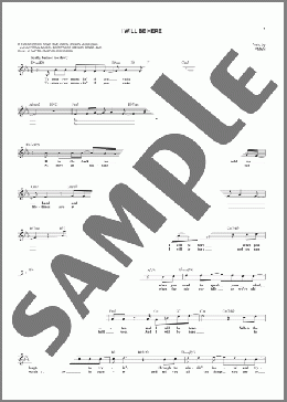 I Will Be Here(Steven Curtis Chapman) 楽譜 その他 ダウンロード