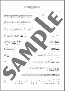 Let The Bright Seraphim(George Frideric Handel) 楽譜 その他 ダウンロード