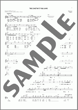 The One That You Love(Air Supply) 楽譜 その他 ダウンロード