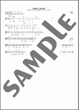 June In January(Lucy Ann Polk) 楽譜 その他 ダウンロード