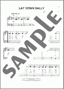 Lay Down Sally(Eric Clapton) 楽譜 ピアノ（ソロ） ダウンロード