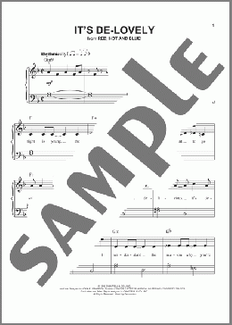 It's De-Lovely(Cole Porter) 楽譜 ピアノ（ソロ） ダウンロード