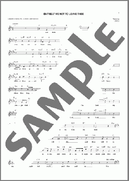 Entreat Me Not To Leave Thee(Charles Gounod) 楽譜 その他 ダウンロード