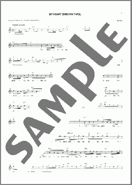 My Heart Ever Faithful(Johann Sebastian Bach) 楽譜 その他 ダウンロード