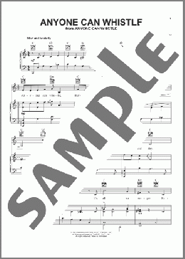 Anyone Can Whistle(Stephen Sondheim) 楽譜 その他 ダウンロード