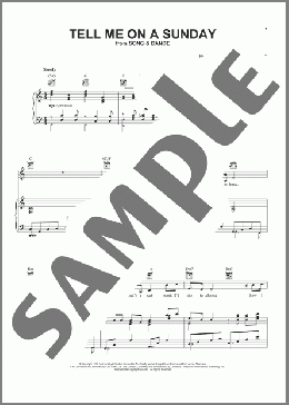 Tell Me On A Sunday(Don Black/Andrew Lloyd Webber) 楽譜 その他 ダウンロード