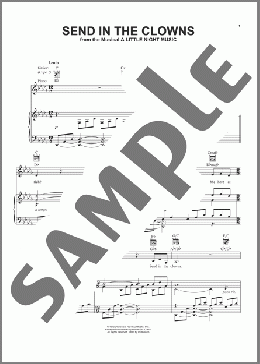 Send In The Clowns(Stephen Sondheim) 楽譜 その他 ダウンロード