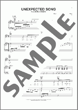 Unexpected Song (from Song & Dance)(Bernadette Peters) 楽譜 その他 ダウンロード