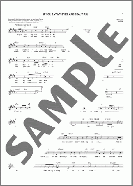 If You Say My Eyes Are Beautiful(Jermaine Jackson (with Whitney Houston)) 楽譜 その他 ダウンロード