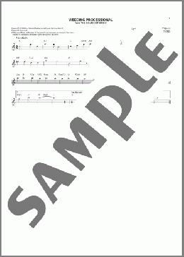 Wedding Processional(Rodgers & Hammerstein) 楽譜 その他 ダウンロード