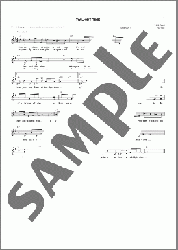 Twilight Time(The Platters) 楽譜 その他 ダウンロード