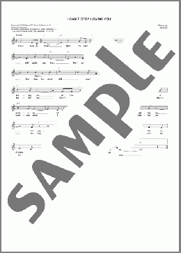 I Can't Stop Loving You(Don Gibson/Kitty Wells/Ray Charles/Conway Twitty/Elvis Presley) 楽譜 その他 ダウンロード