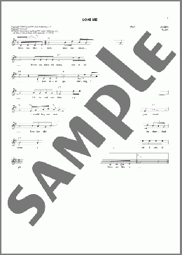 Love Me(Elvis Presley) 楽譜 その他 ダウンロード
