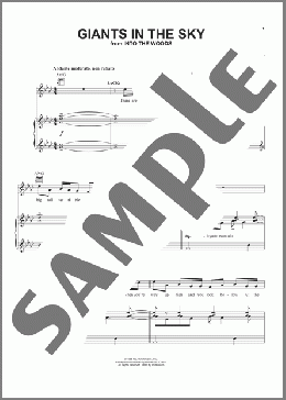 Giants In The Sky (from Into The Woods)(Stephen Sondheim) 楽譜 その他 ダウンロード