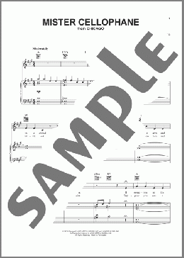 Mister Cellophane(Fred Ebb/John Kander) 楽譜 その他 ダウンロード
