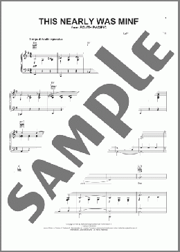 This Nearly Was Mine(Richard Rodgers/Oscar Hammerstein II/Rodgers & Hammerstein) 楽譜 その他 ダウンロード