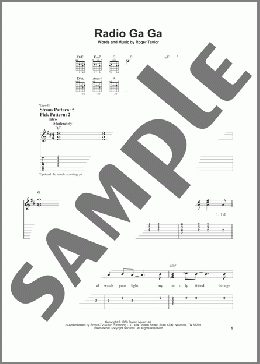 Radio Ga Ga(Queen) 楽譜 ギター（ソロ） ダウンロード