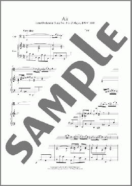 Air (Air On The G String)(Johann Sebastian Bach) 楽譜 その他 ダウンロード