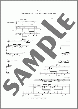 Air (Air On The G String)(Johann Sebastian Bach) 楽譜 その他 ダウンロード