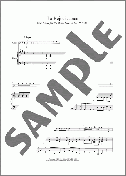 La Rejouissance(George Frederic Handel) 楽譜 その他 ダウンロード