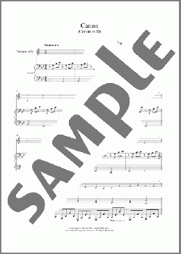 Canon In D(Johann Pachelbel) 楽譜 その他 ダウンロード
