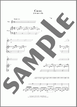 Canon In D(Johann Pachelbel) 楽譜 その他 ダウンロード