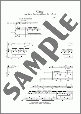 Minuet(Luigi Boccherini) 楽譜 その他 ダウンロード