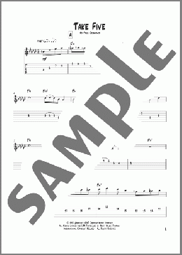 Take Five(Paul Desmond) 楽譜 ギター（その他） ダウンロード