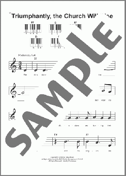 Triumphantly, The Church Will Rise(Kirk Talley) 楽譜 ピアノ（ソロ） ダウンロード