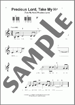 Precious Lord, Take My Hand (Take My Hand, Precious Lord)(Thomas A. Dorsey) 楽譜 ピアノ（ソロ） ダウンロード