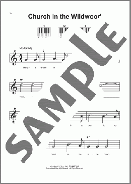 Church In The Wildwood(Dr. William S. Pitts) 楽譜 ピアノ（ソロ） ダウンロード