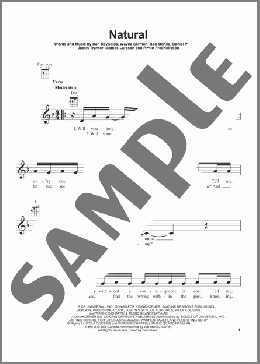 Natural(Imagine Dragons) 楽譜 ウクレレ（弾き語り） ダウンロード