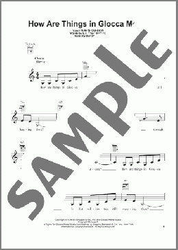 How Are Things In Glocca Morra(Tommy Dorsey) 楽譜 ウクレレ（弾き語り） ダウンロード