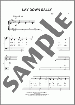Lay Down Sally(Eric Clapton) 楽譜 ピアノ（ソロ） ダウンロード