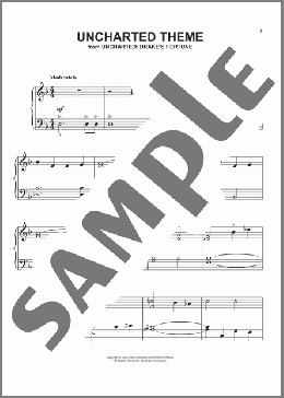 Uncharted Theme(Greg Edmonson) 楽譜 ピアノ（ソロ） ダウンロード