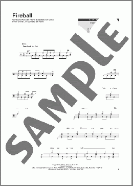 Fireball(Deep Purple) 楽譜 その他 ダウンロード