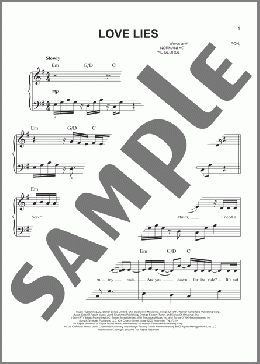 Love Lies (from Love, Simon)(Khalid & Normani) 楽譜 ピアノ（ソロ） ダウンロード