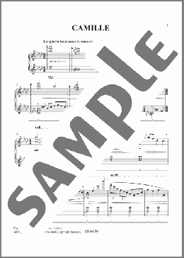 Camille(Joby Talbot) 楽譜 ピアノ（ソロ） ダウンロード