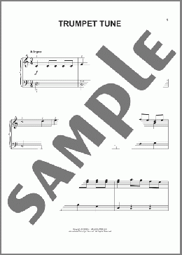 Trumpet Tune(William Duncombe) 楽譜 ピアノ（ソロ） ダウンロード