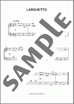 Larghetto(Alessandro Scarlatti) 楽譜 ピアノ（ソロ） ダウンロード