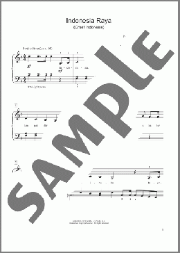 Great Indonesia (Indonesia Raya) (arr. Charmaine Siagian)(Wage Rudolf Supratman) 楽譜 ピアノ（ソロ） ダウンロード
