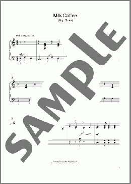 Milk Coffee (Kopi Susu) (arr. Charmaine Siagian)(Traditional) 楽譜 ピアノ（ソロ） ダウンロード