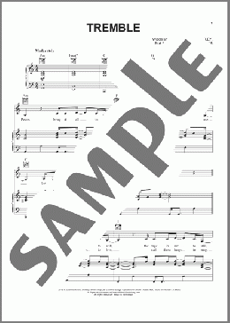 Tremble(Mosaic MSC) 楽譜 ピアノ & ボーカル & ギター ダウンロード