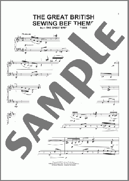 The Great British Sewing Bee Theme(Ian Livingstone) 楽譜 ピアノ（ソロ） ダウンロード
