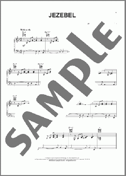 Jezebel(Sade) 楽譜 ピアノ & ボーカル & ギター ダウンロード
