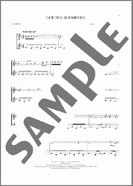 Golden Slumbers(The Beatles) 楽譜 その他 ダウンロード