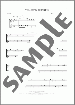 Yellow Submarine(The Beatles) 楽譜 その他 ダウンロード