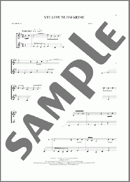 Yellow Submarine(The Beatles) 楽譜 その他 ダウンロード