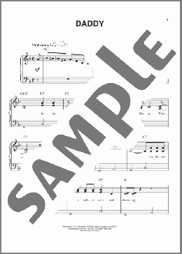 Daddy(Sammy Kaye/Joan Davis & Jinx Falkenburg) 楽譜 ピアノ（ソロ） ダウンロード