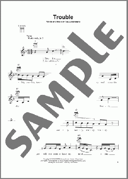 Trouble(Ray LaMontagne) 楽譜 ウクレレ（弾き語り） ダウンロード